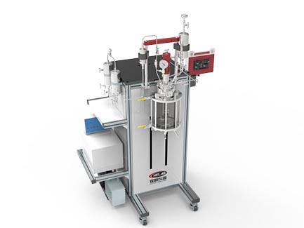 全透明自動(dòng)升降反應(yīng)釜案例圖